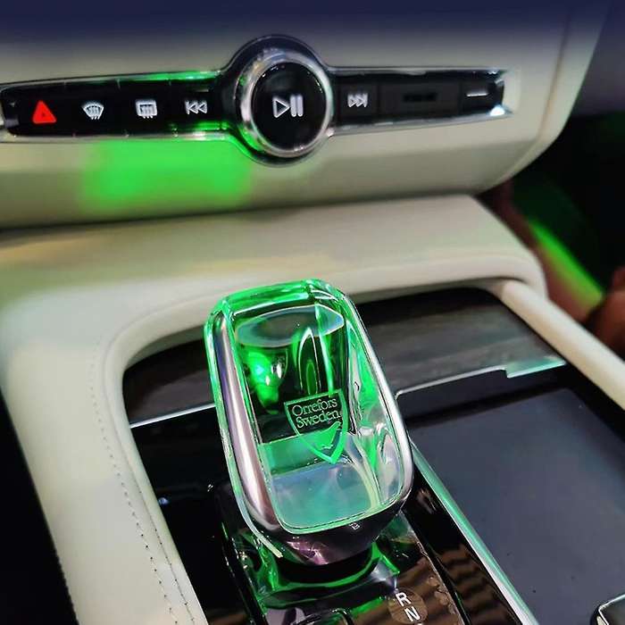 Gear Shift Knob Handles Lever Stick Head for Volvo Xc60, White Light