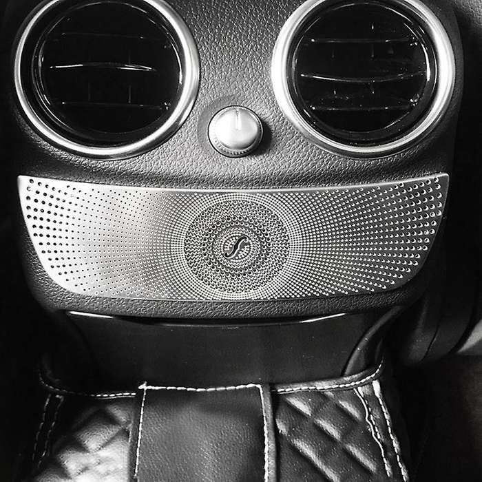 Car Rear Exhaust Vent Speaker Horn Cover Decorative for Mercedes-benz