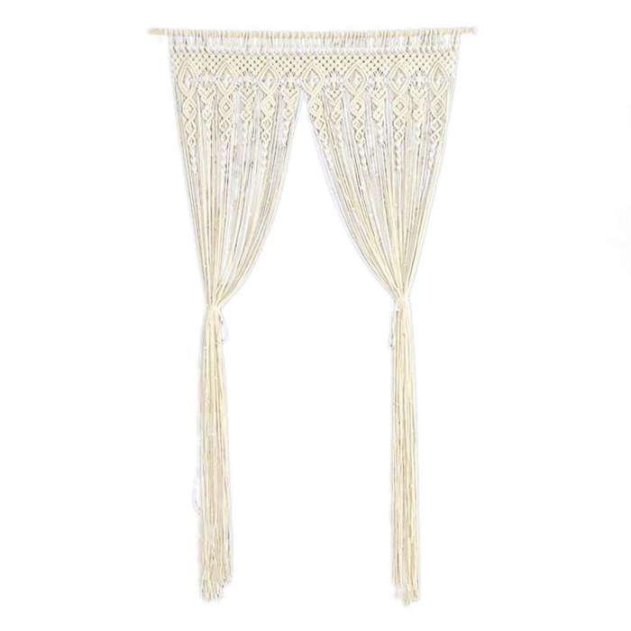 Hanging Room Divider Macrame Curtains Wedding Curtain Boho Wall Decor