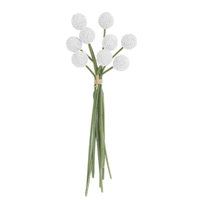 9 Pcs Golden Ball Artificial Flower Ball A