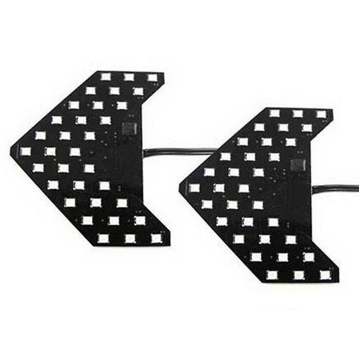 2pcs Amber Yellow 33-smd Sequential Led Arrows for Turn Signal Lights