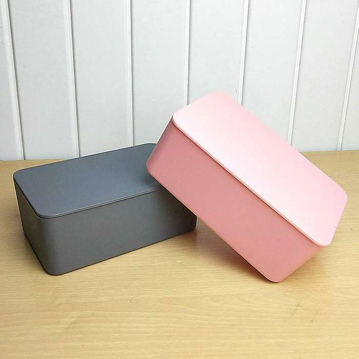 Wet Tissue Box with Moisture-proof Sealing Cover Napkin Box (pink)