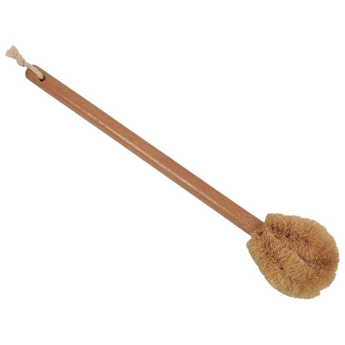 Updated Modern Version Toilet Bowl Brush, Coconut Fiber Brush Head