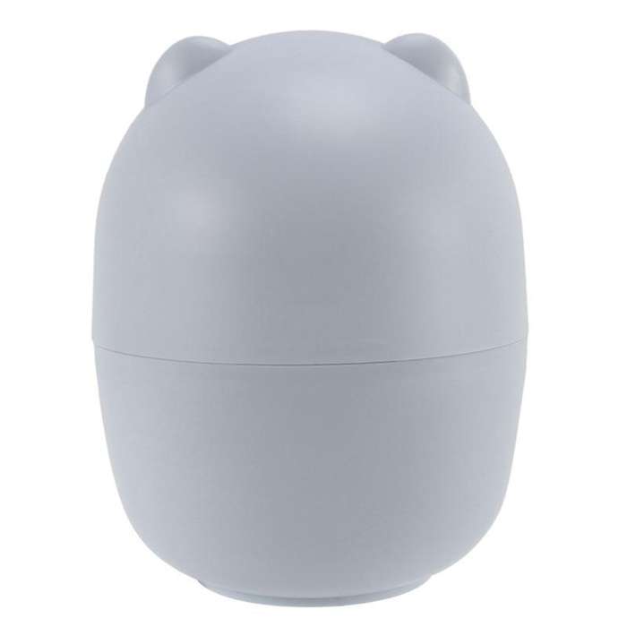Desktop Garbage Basket Cleaning Barrel Animal Trash Can Blue