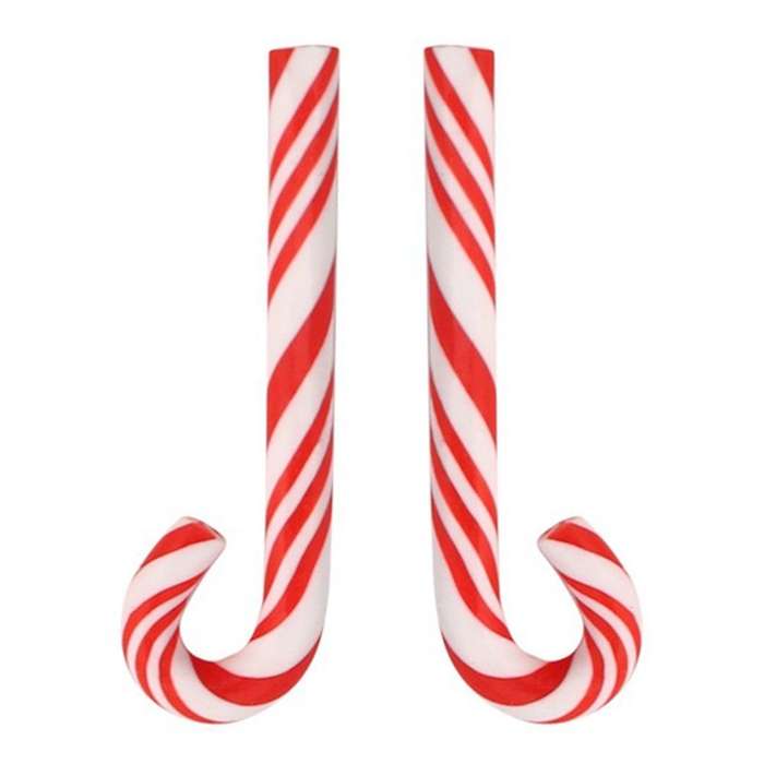 100pcs Red and White Handmade Christmas Candy Cane Home Decor Cane