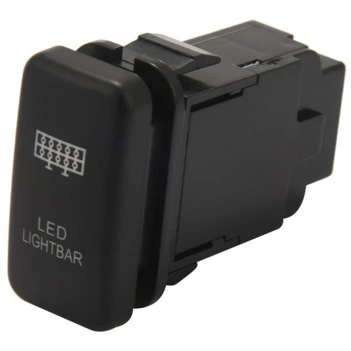 For Toyota Blue Push Switch with Connector Wire Kit (led Light Bar)
