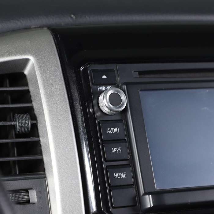 For-toyota Tacoma Car Center Console Volume Knob Car Styling Silver