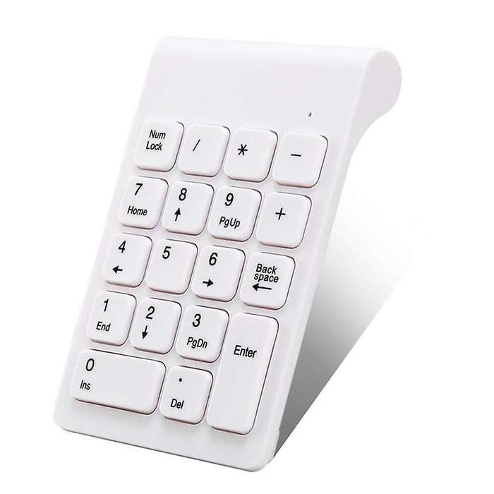 Wireless 2.4ghz 18 Keys Numeric Keyboard for Laptop Pc & Mac Black