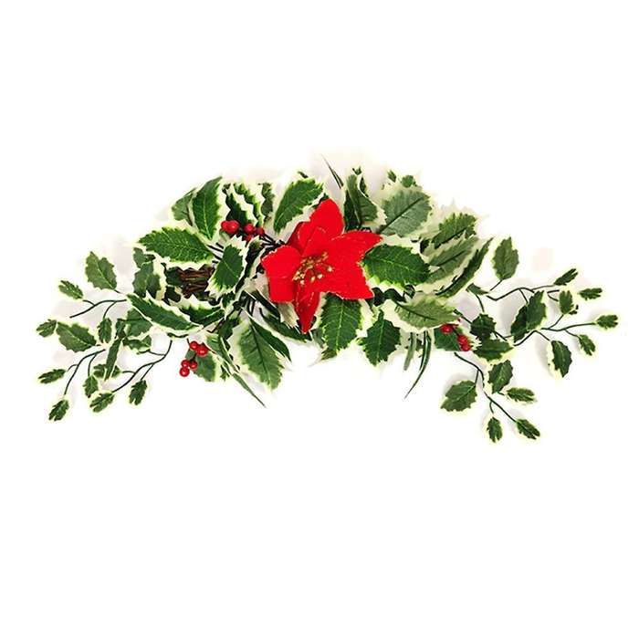 Christmas Artificial Red Pine Needles Door Decor Home Hotel Pendant A