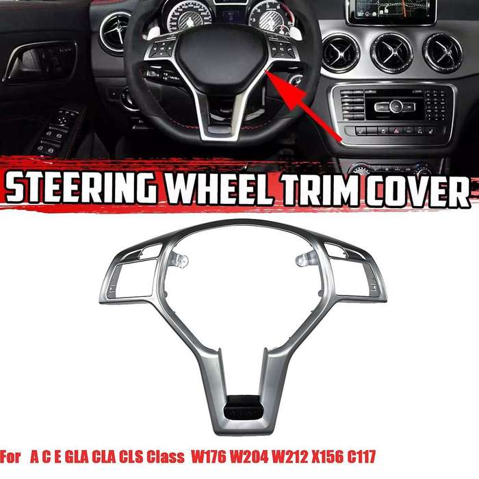 Car Steering Wheel Frame Trim Cover for Mercedes Benz A C E Gla Class