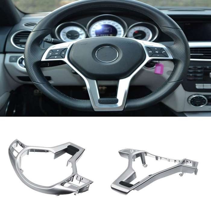 Car Steering Wheel Frame Trim Cover for Mercedes Benz A C E Gla Class