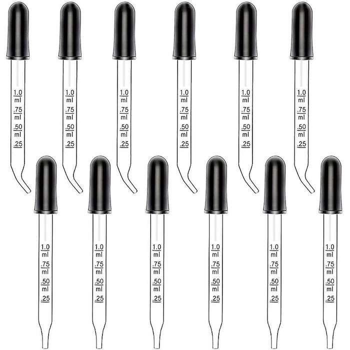 20pcs 1ml Eye Dropper, Measured Dropper,for Accurate Measurement