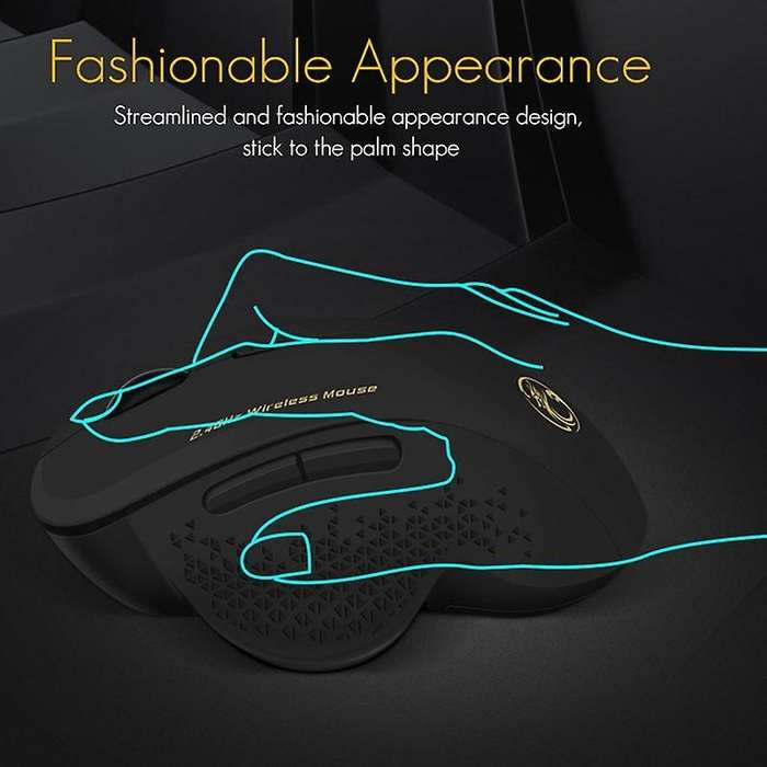 Imice Wireless Mouse 6 Keys Led 1600 Dpi Computer Charge Mouse