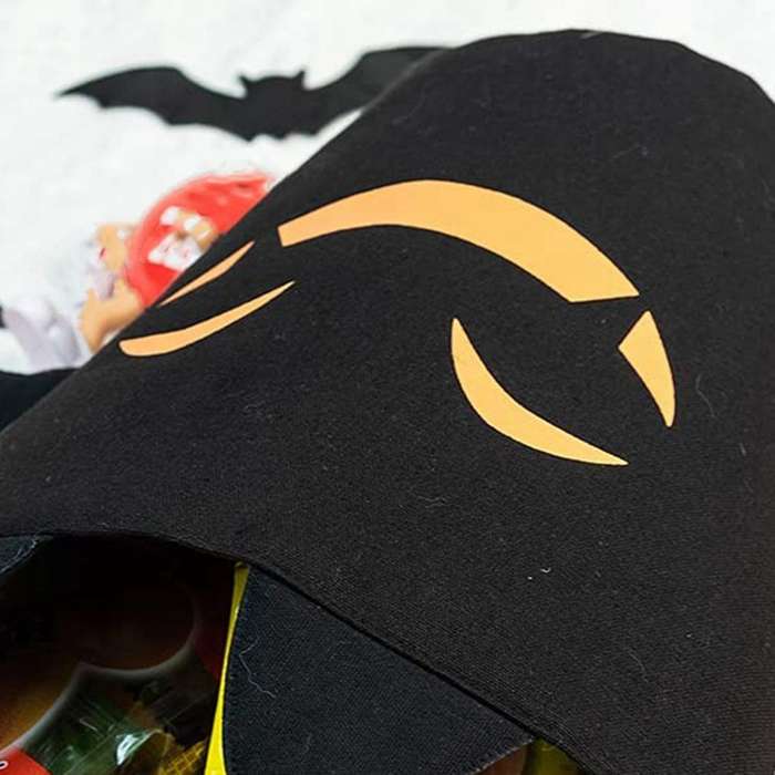 Halloween Trick Or Treat Bag Reusable Canvas Bag-b