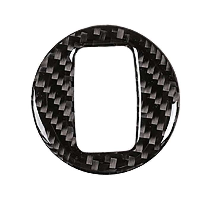 Car Soft Carbon Fiber Keyhole Switch Cover Trim for Touareg 2011-2018