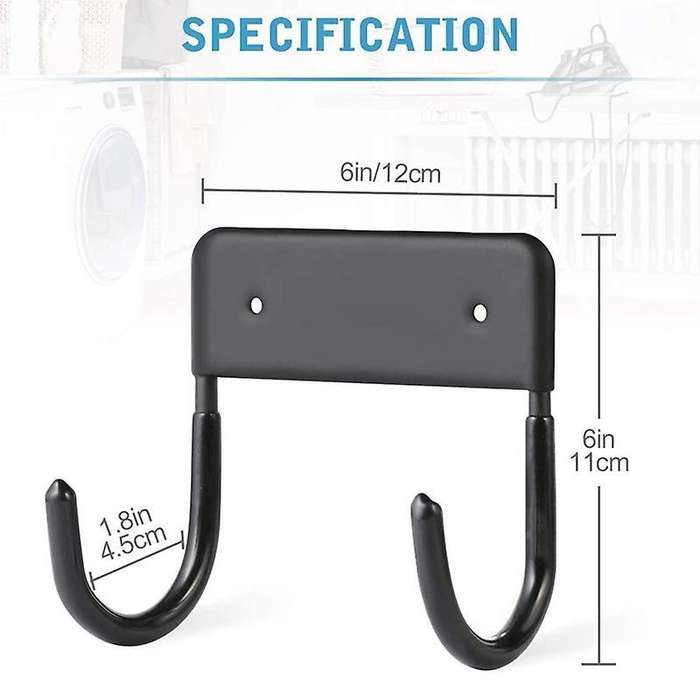 Wall Mounted Holder, Large & Small Ironing Board (matte Black)