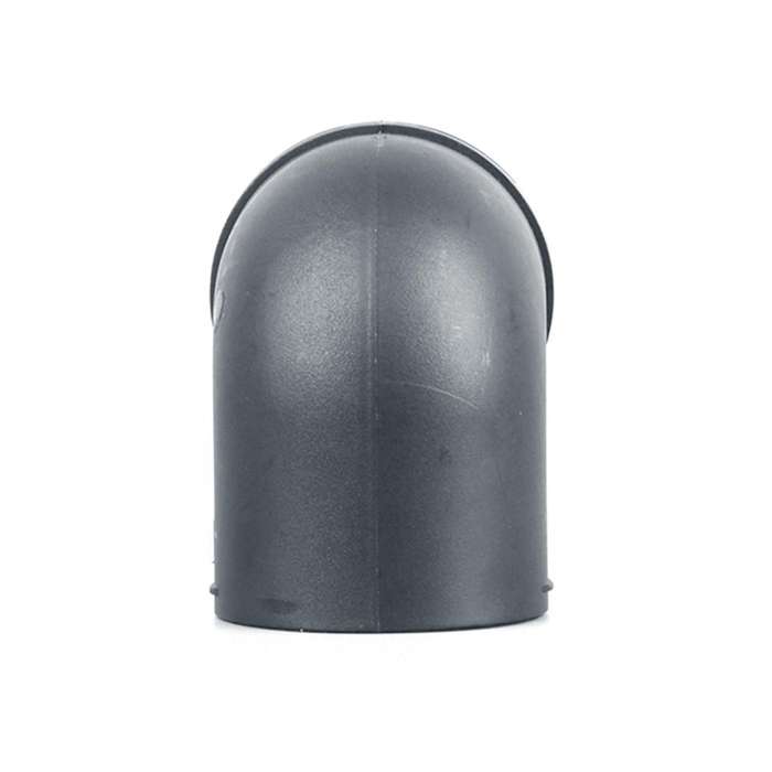 75mm Car Heater Air Ducting Pipe Elbow Outlet Connector Black Plastic