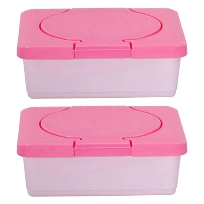 Dry & Wet Tissue Paper Case Wipes Napkin Storage Box Holder Container