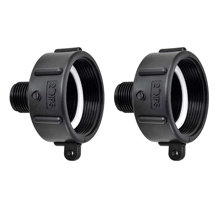 2pcs Ibc Tote Adapter 275 330 Ibc Adapter Fine Thread 2inch Nps