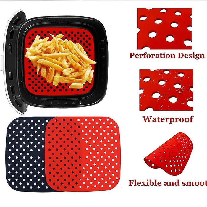 Silicone Mat Kitchen Air Fryer Non-stick Baking Mat Pastry Tools,b