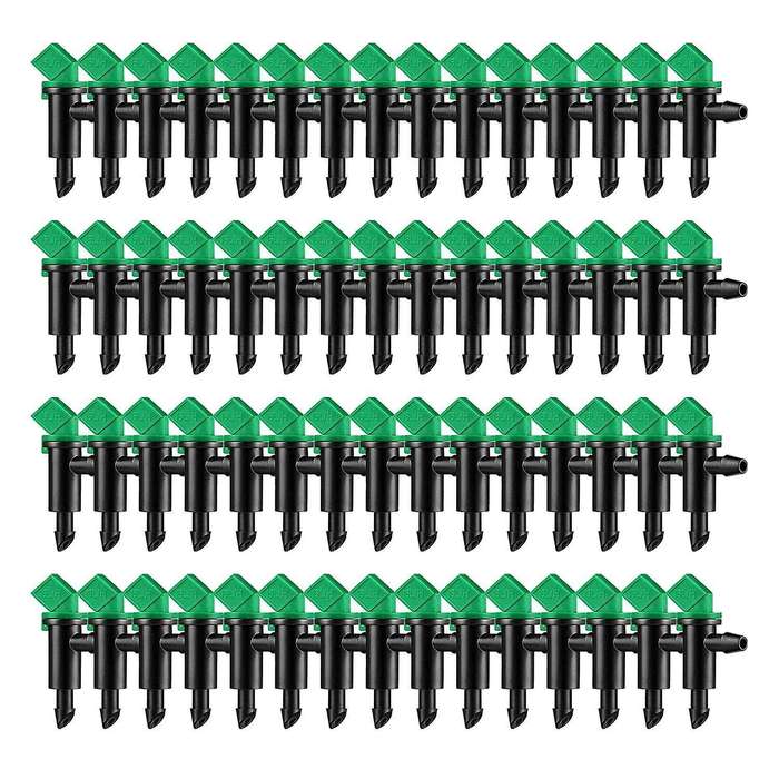 60 Pieces 4gph Removable Drip Sprinkler Garden Irrigation Dripper