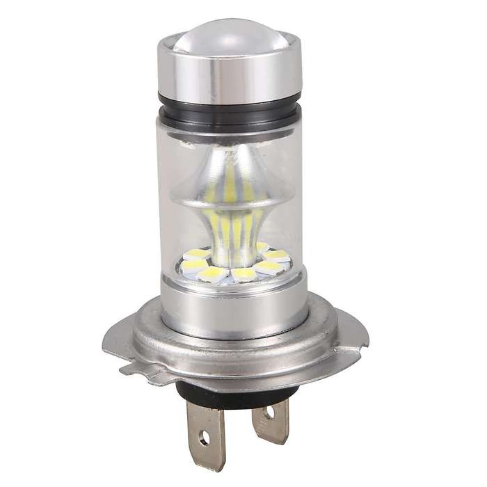 1 Pair High Power Led H7 Bulb Car Fog Light Headlights 6000k White