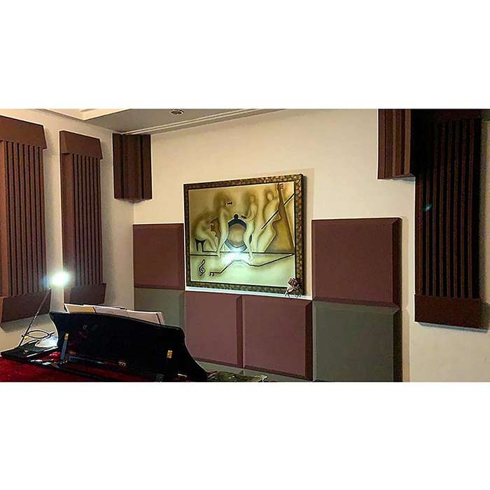 Absorption Foam Home Theatre Corner Sound Insulation Cotton ,purple