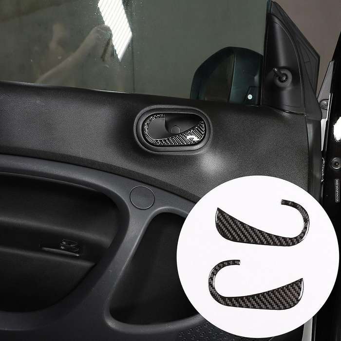 Car Inner Door Handle Sticker for Mercedes-benz Smart 2016-2021