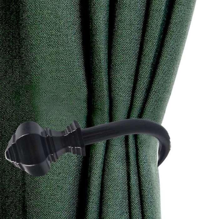 2 Pcs Metal Curtain Holdbacks with Screws, Window Treatment Holdbacks