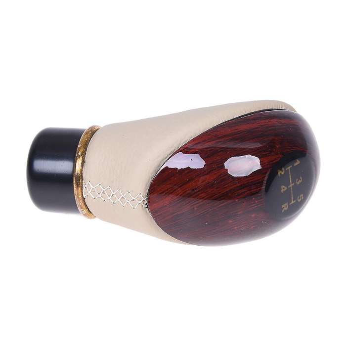 Universal Wood Grain Leather Shift Knob for Car-truck-hotrod Gear Manual Trans