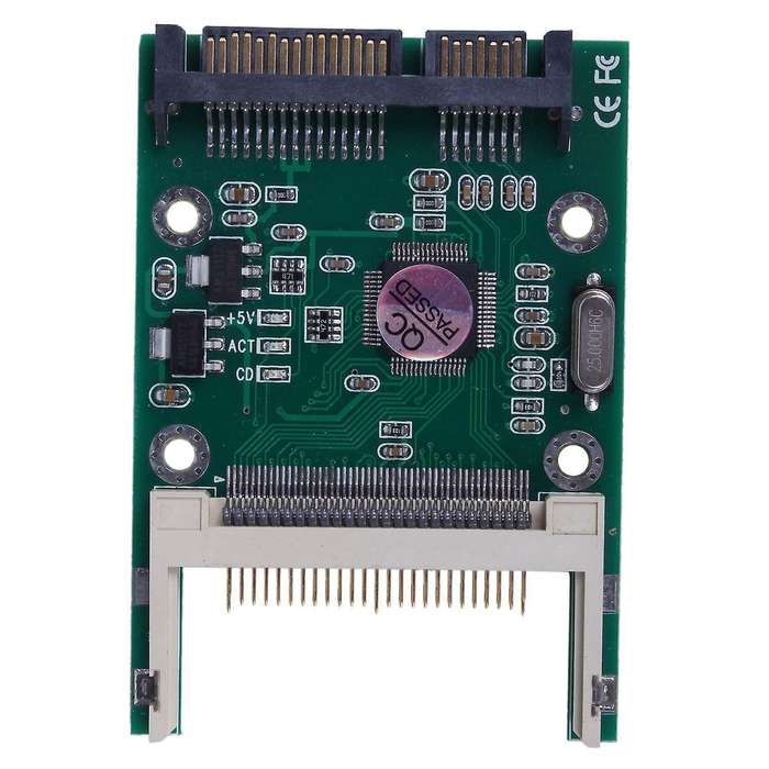 Bootable Compact Flash Cf I Ii to 2.5" Inch Sata Converter Adapter