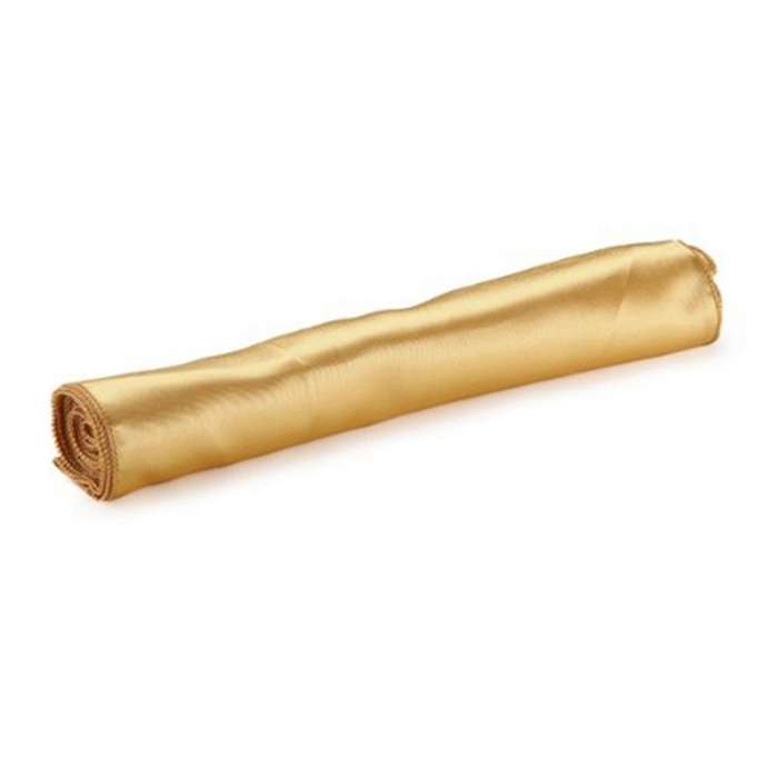 Runner Tavolo Centrotavola Tovaglia In Raso Oro Cm 30 X 275