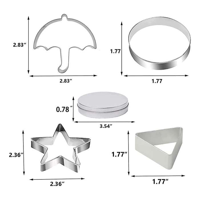 12pcs Cookie Cutters Set,sugar Candy Molds Shape Kit Set Movie Props