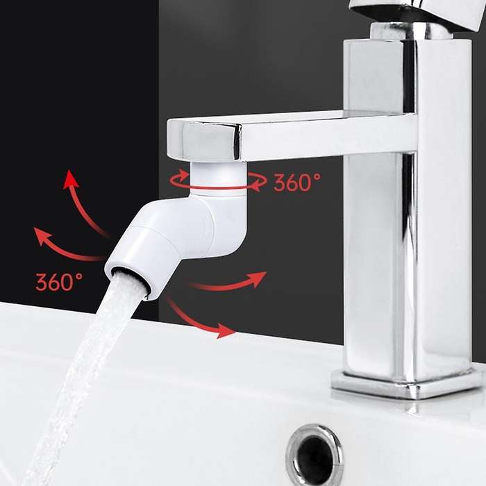 Rotating Kitchen Faucet Nozzle Adapter Universal Splash Filter , C