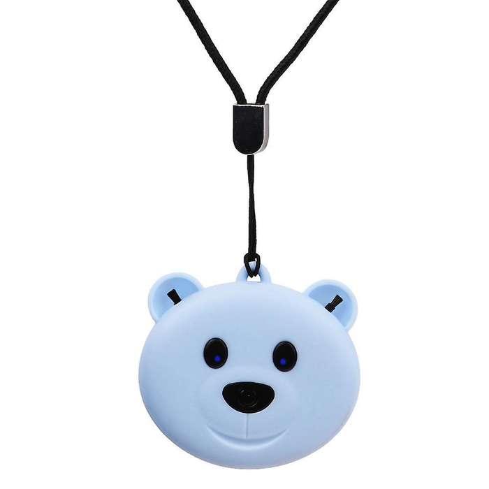 Air Purifier Car Oxygen Bar 200mah Negative Ion Hanging Neck Blue