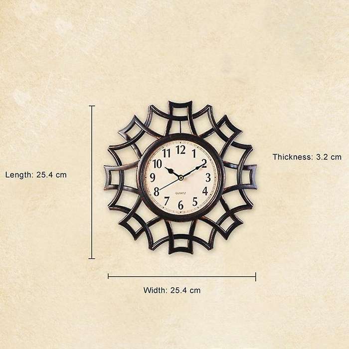 Abstract Wall Clock Numeral Geometric Wall Clock Quartz Gold