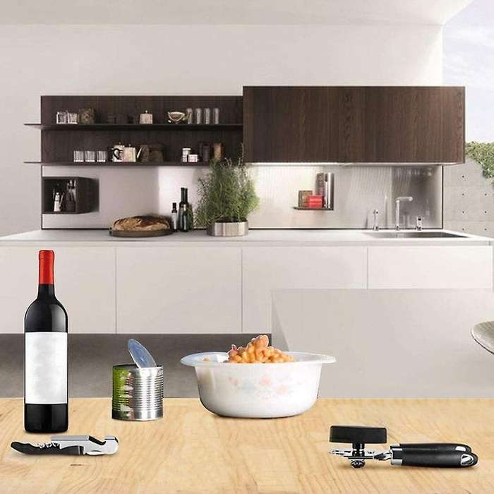 Can Opener Manual,classic Multifunction Can Opener, Stainless Steel