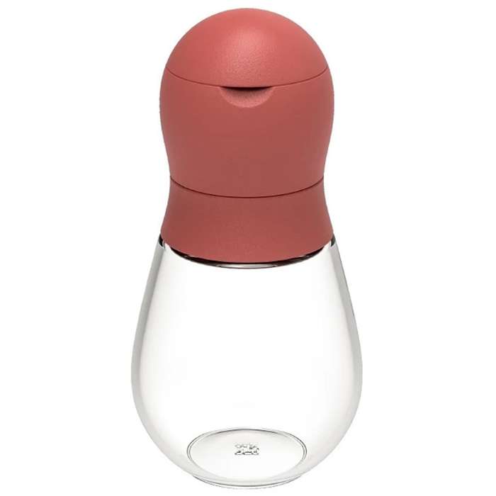 Glass Salt and Pepper Grinders Kitchen Gadgets Spice Bottles-red