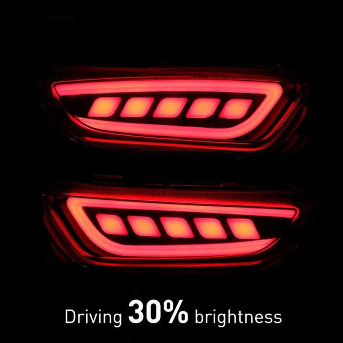 1 Pair Led Daytime Running Light Fog Lamp for Mazda 3 Axela 2017 2018