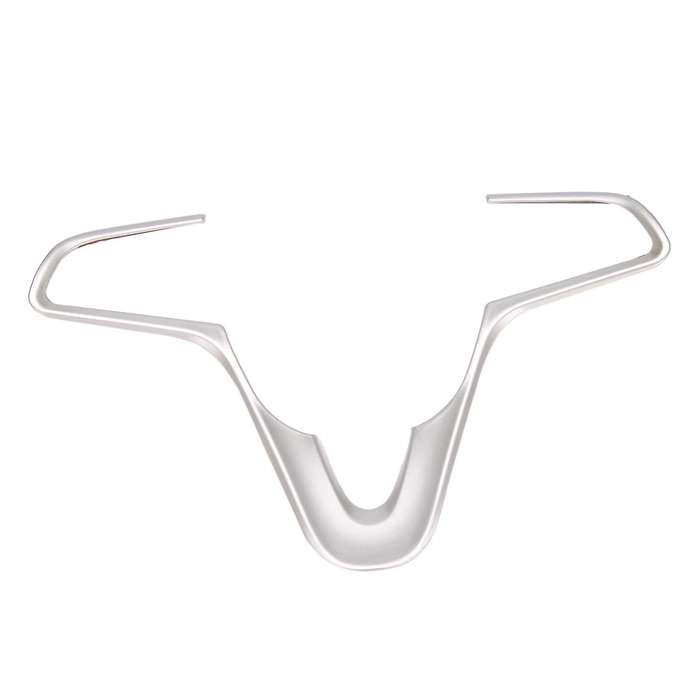 Matte Silver Steering Wheel Trim Strip for Chevrolet Sail 3 2015-2017