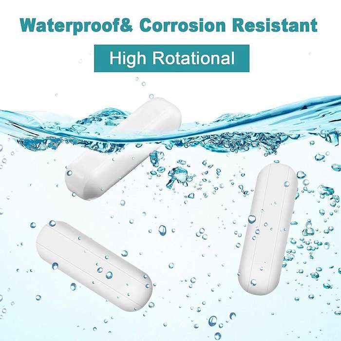 8pcs Ptfe Magnetic Stirring Rod, Laboratory Rod, C6x10 to C8x40