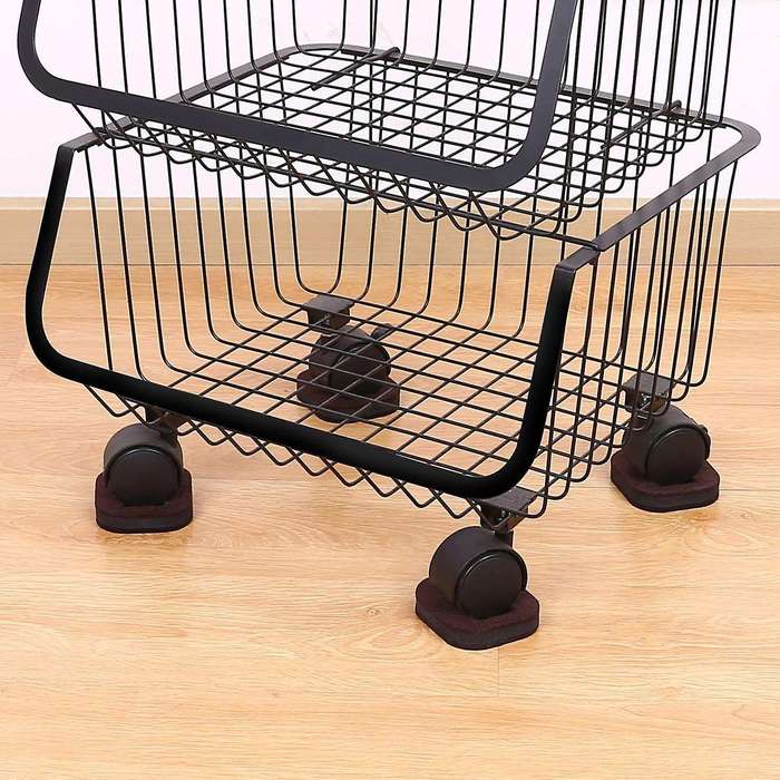 Furniture Wheel Stopper for All Kinds Of Furniture On Wheels (brown)