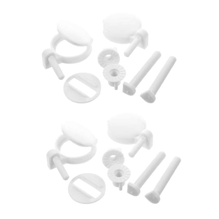 2pcs Toilet Seat Screws Toilet Seats Hinges Type&size:3 4.6x4.6cm