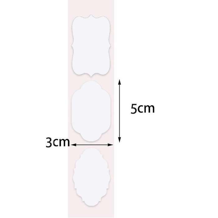 Label Decorative Stickers for Mason Jars Glass Bottles Oil Bottles