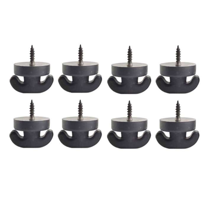 8pcs Universal Car Net Bag Buckle Tie Down Hook Ring