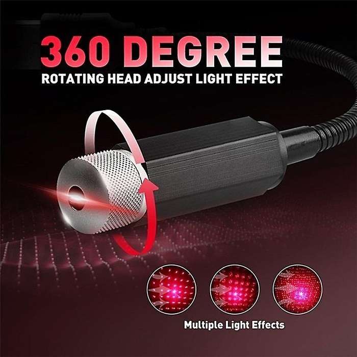 Car Led Starry Sky Lights Car Interior Atmosphere Light (blue)