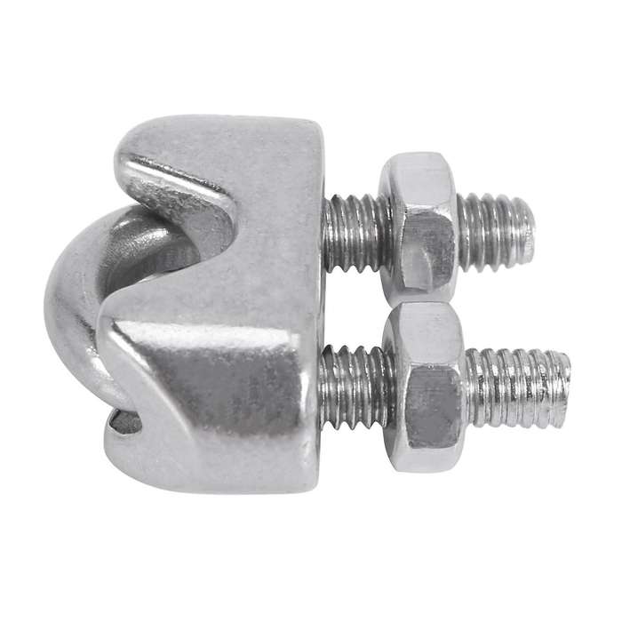 M4 304 Stainless Steel U-shape Bolt Saddle Clamps Cable 10pcs