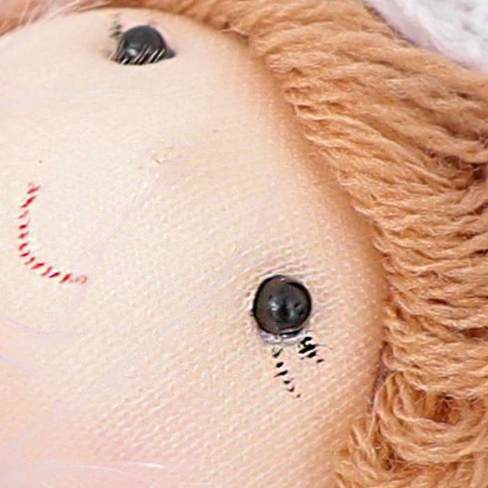 2pcs Christmas Cute Heart-shaped Girl Doll Decoration New Year Gift
