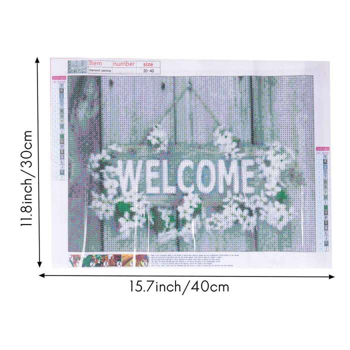 Diy 5d Diamond Painting Kit Round Full Drill Crystal Rhinestone