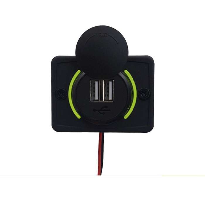 Universal Car Charger Dc 12-24v 3.1a for Car Bus Boat Camper B